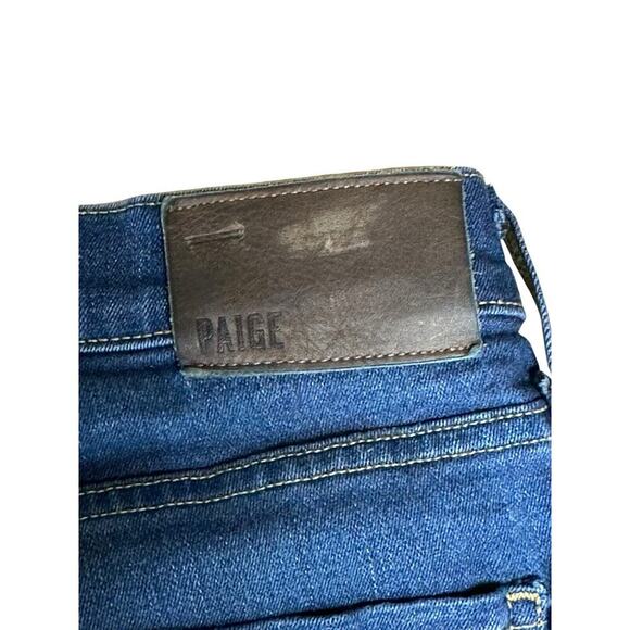 Paige Federal Straight Jeans Size 32x28 Men Dark Blue Stretch - Picture 7 of 13